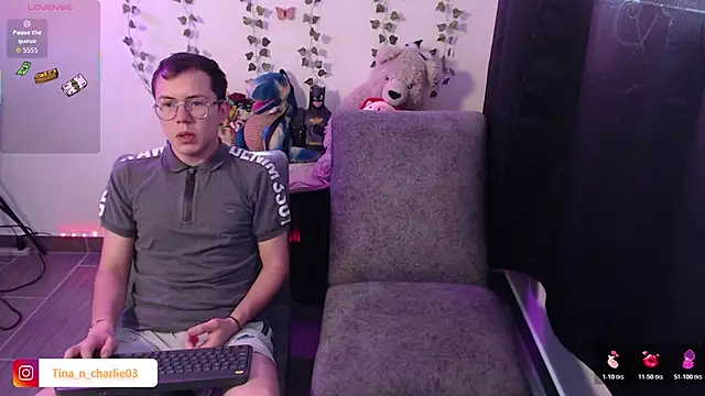 Tina 4 Charlie online show from 13, 2, 2026