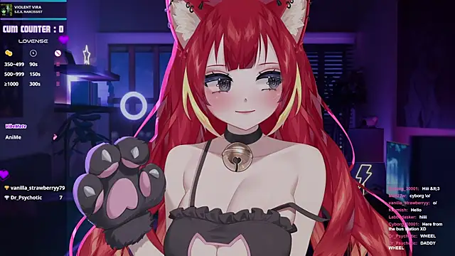 LewdKira VT online show from 4, 12, 2025