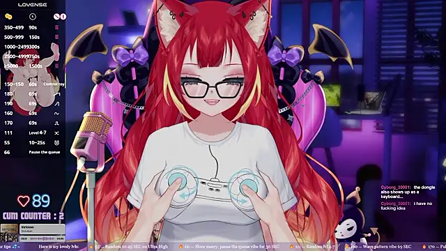 LewdKira VT online show from 28, 3, 2026