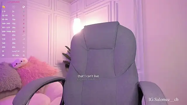 Salome  evans online show from 29, 10, 2025