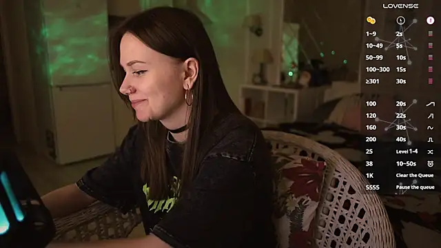 Snapshot of alexa_feels_ chatting on 8, 3, 2025 alexa feels online show from 8, 3, 2025