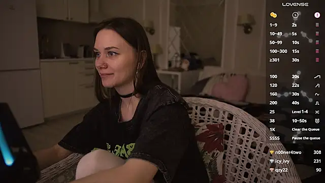 Snapshot of alexa_feels_ chatting on 8, 3, 2025 alexa feels online show from 8, 3, 2025