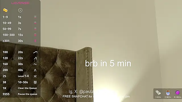 PauLaaCam online show from 18, 9, 2025