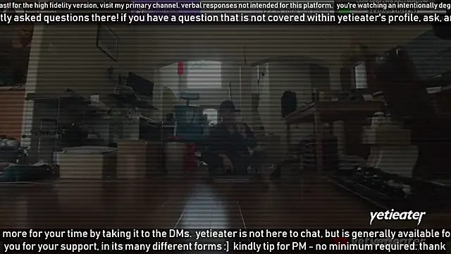 Snapshot of yetieater chatting on 9, 1, 2025 yetieater online show from 9, 1, 2025