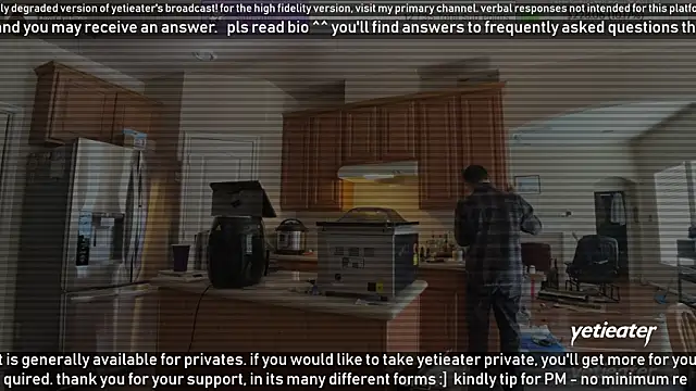 Snapshot of yetieater chatting on 16, 1, 2025 yetieater online show from 16, 1, 2025