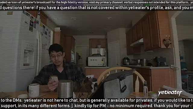 Snapshot of yetieater chatting on 20, 1, 2025 yetieater online show from 20, 1, 2025