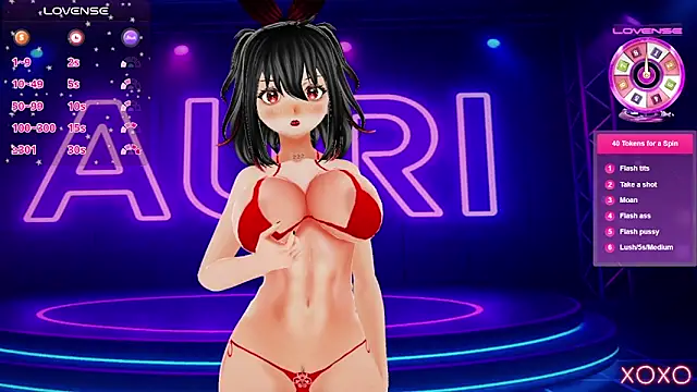 Auri Hikaru online show from 10, 10, 2025
