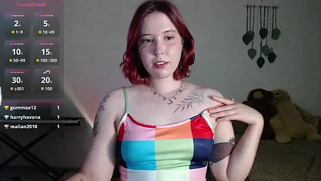 Ruby Flame online show from 13, 7, 2026