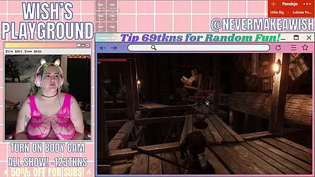 nevermakeawish online show from 13, 3, 2026