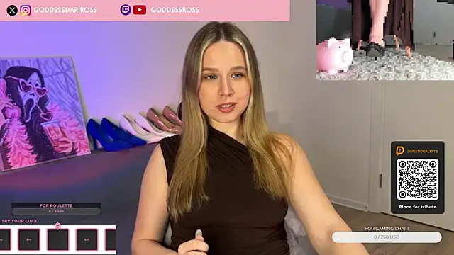 Snapshot of GoddessRoss chatting on 10, 11, 2025 GoddessRoss online show from 10, 11, 2025