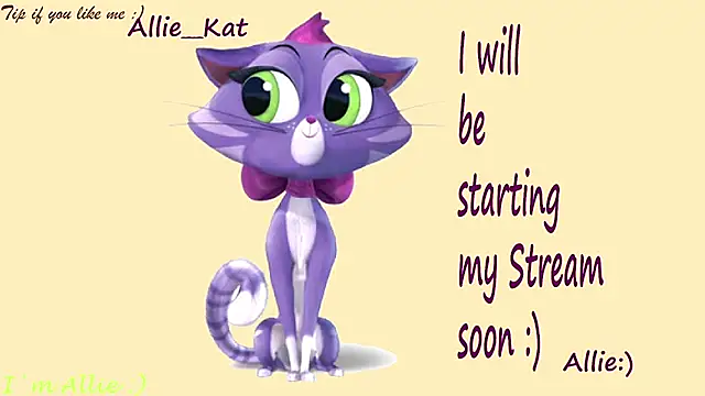 Snapshot of Allie_Kat chatting on 28, 6, 2026 Allie Kat online show from 28, 6, 2026