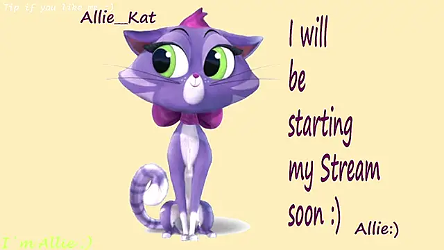 Snapshot of Allie_Kat chatting on 11, 7, 2026 Allie Kat online show from 11, 7, 2026