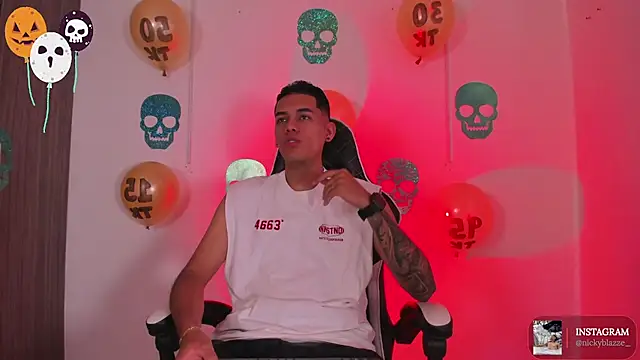 Nickyblazze  online show from 31, 10, 2025