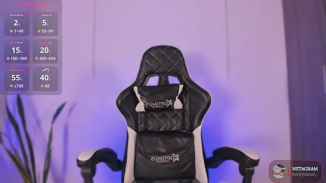 Nickyblazze  online show from 9, 11, 2025