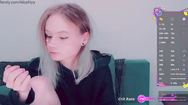 AliceNya cute online show from 16, 10, 2025