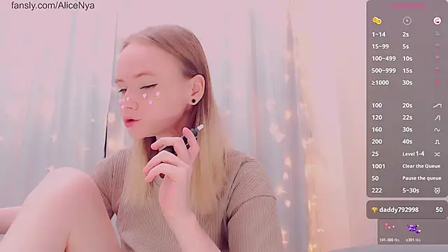 AliceNya cute online show from 17, 1, 2026