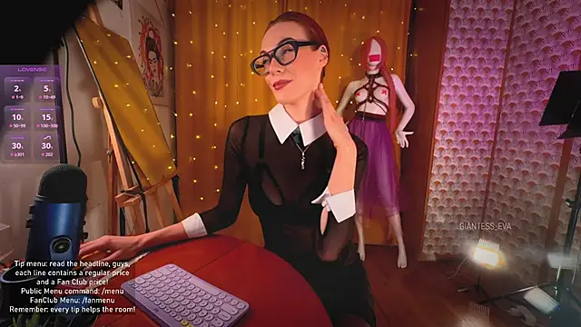 Giantess Eva online show from 27, 3, 2026