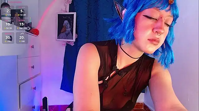 zora blue777 online show from 4, 12, 2025