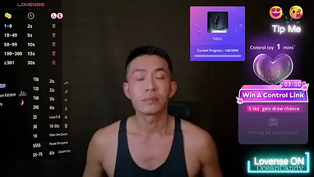 OceanCandy online show from 11, 1, 2026