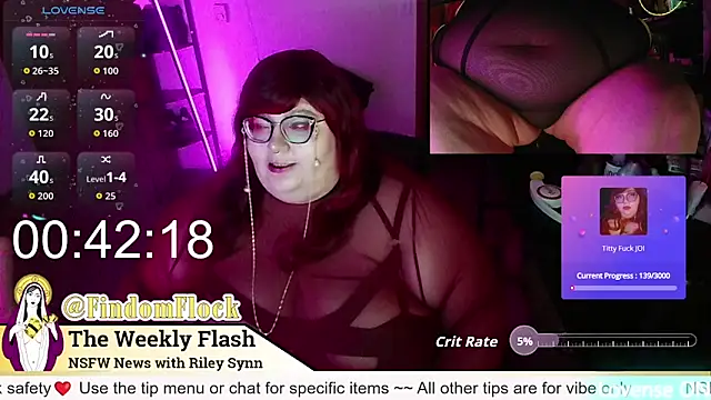 Snapshot of RileySynn chatting on 13, 6, 2026 RileySynn online show from 13, 6, 2026