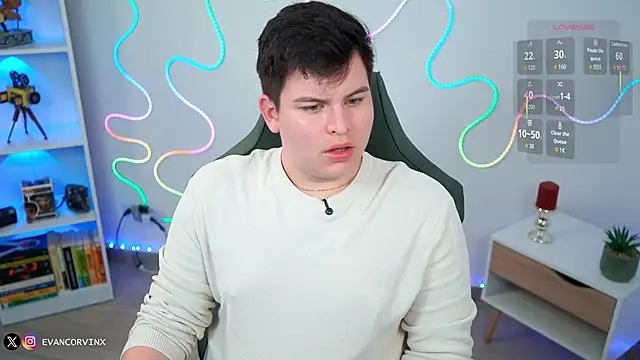 EvanCorvinx online show from 2, 3, 2026