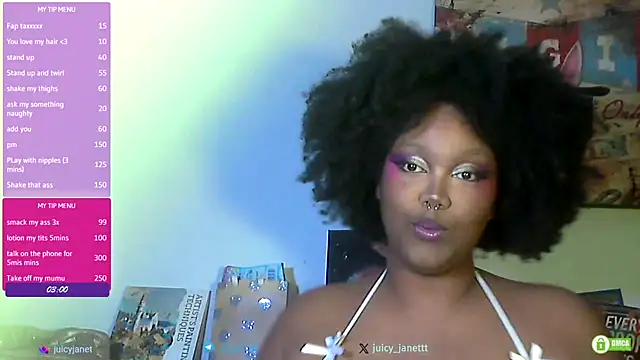 juicy janet online show from 21, 3, 2026