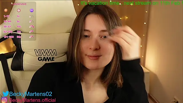 Snapshot of BeckyMartens chatting on 25, 1, 2025 BeckyMartens online show from 25, 1, 2025