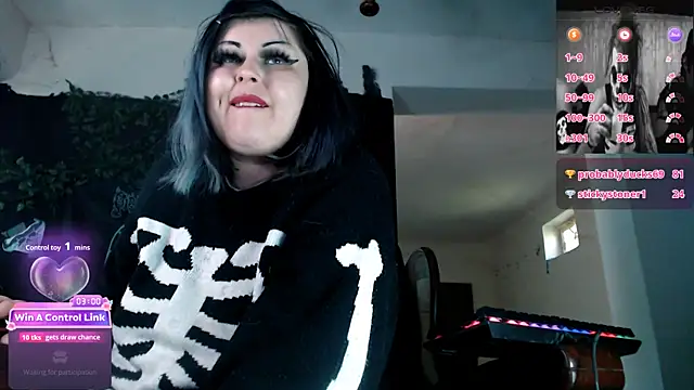 Snapshot of Psychobitch7 chatting on 27, 4, 2026 Psychobitch7 online show from 27, 4, 2026