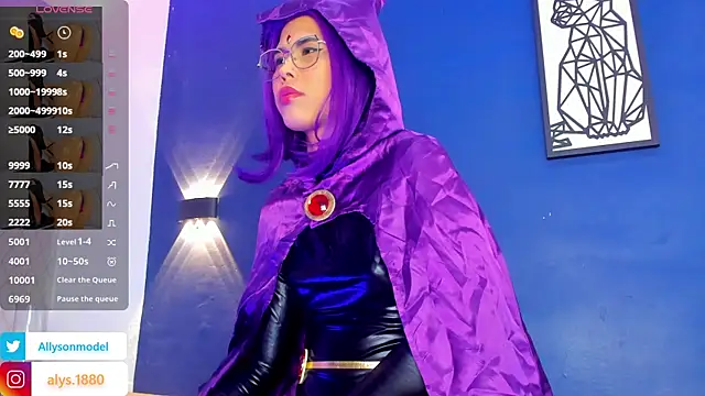 alysson 18 online show from 8, 2, 2025