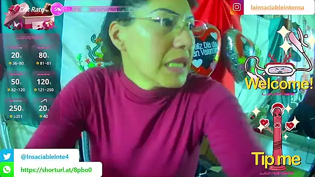 Snapshot of LaInsaciableIntensa chatting on 21, 2, 2025 LaInsaciableIntensa online show from 21, 2, 2025