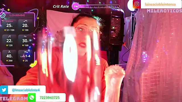 LaInsaciableIntensa online show from 12, 3, 2026