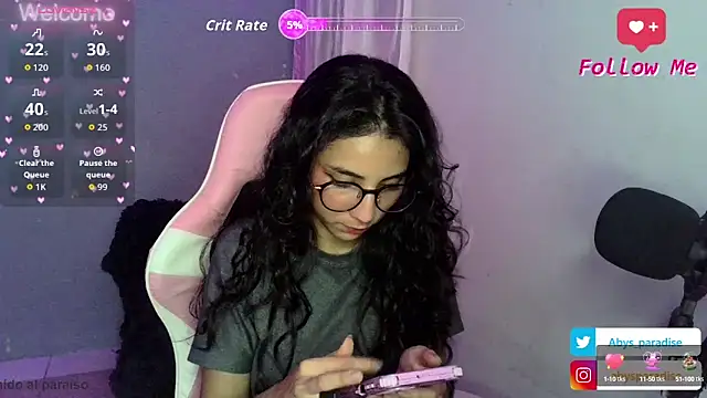 Abysparadise online show from 10, 9, 2025