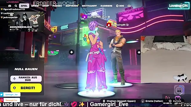 GamerGirl Eve online show from 2, 3, 2025