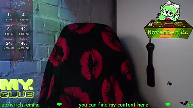 Witch Emma online show from 22, 11, 2025