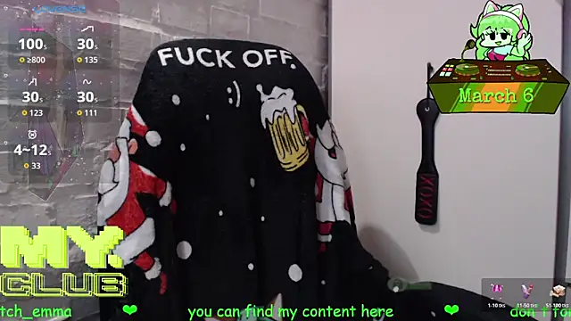 Witch Emma online show from 6, 3, 2026