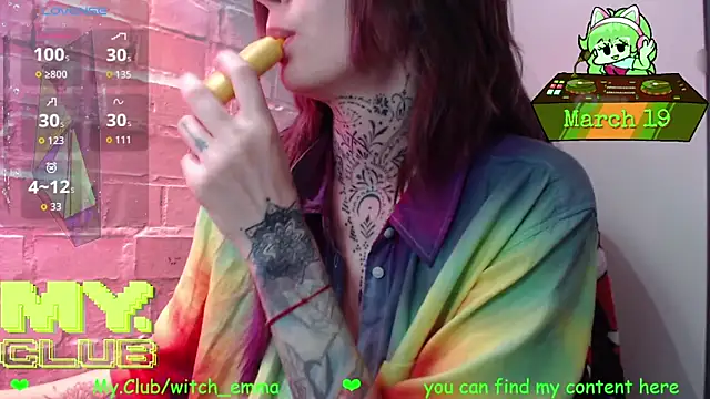 Witch Emma online show from 19, 3, 2026