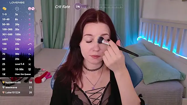 Snapshot of LissMoon chatting on 10, 12, 2024 LissMoon online show from 10, 12, 2024