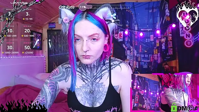 Snapshot of NekoCyber chatting on 23, 2, 2025 NekoCyber online show from 23, 2, 2025