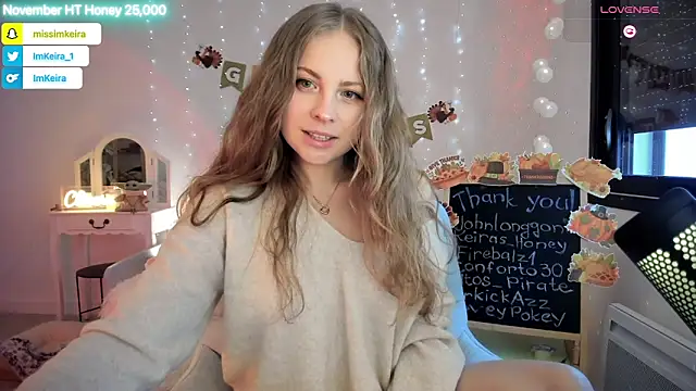 ImKeira online show from 30, 11, 2025