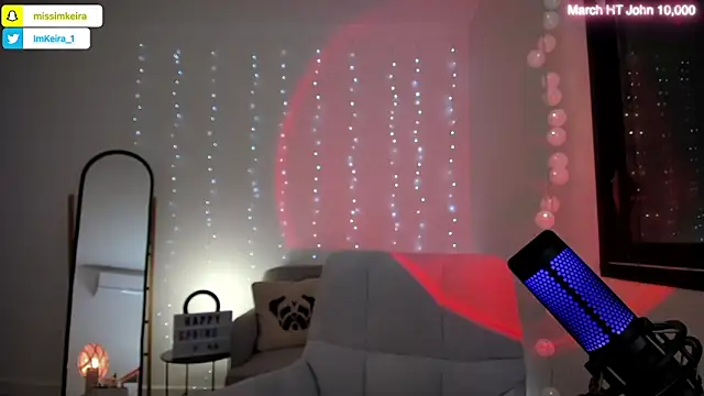 ImKeira online show from 9, 3, 2026