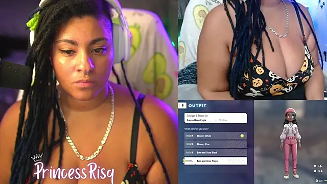 Snapshot of PrincessRisq chatting on 25, 10, 2025 PrincessRisq online show from 25, 10, 2025